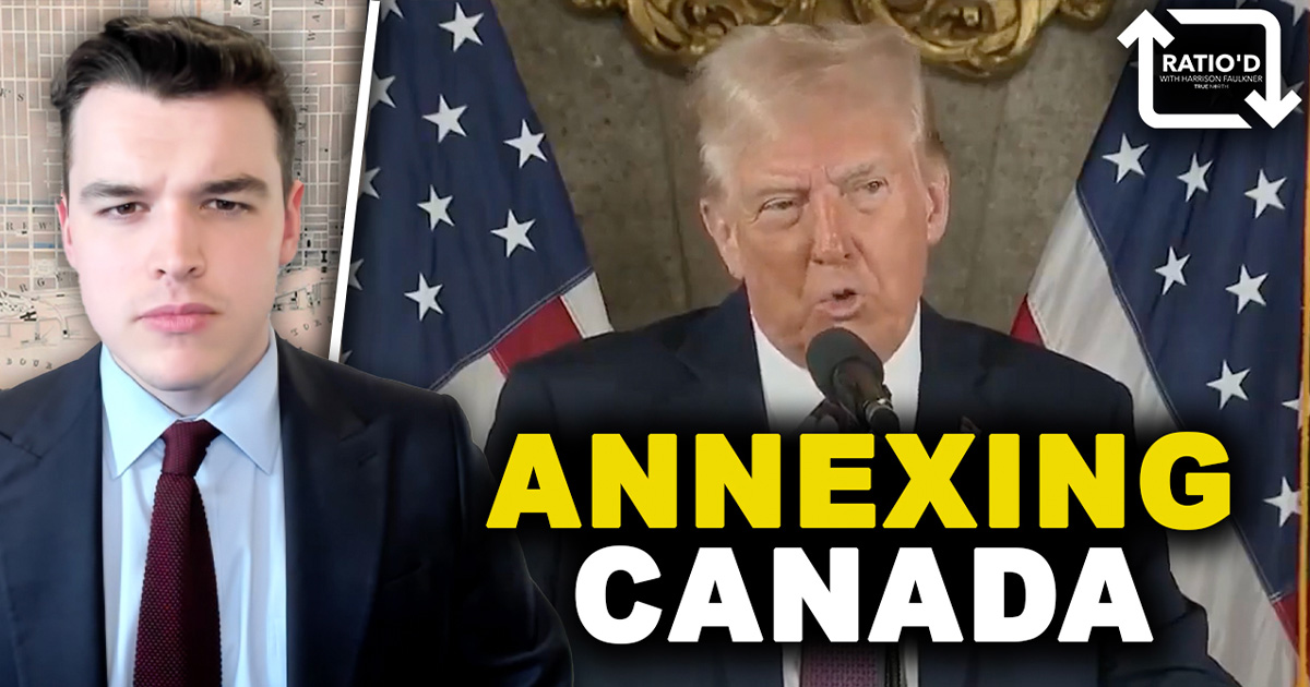 Ratio'd | NO JOKE: Donald Trump threatens to ANNEX Canada by "Economic Force"