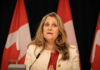 Freeland to launch Liberal leadership bid with “counterpunch” to Trump tariffs