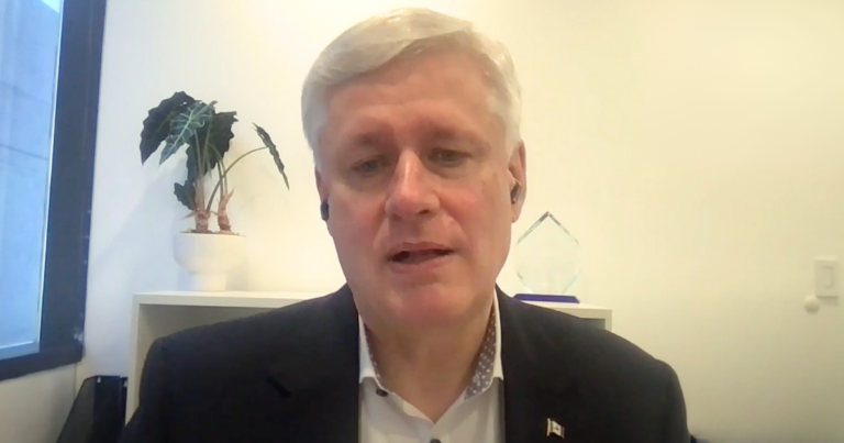 Harper condemns Trump’s rhetoric but blames Trudeau for Canada’s predicament